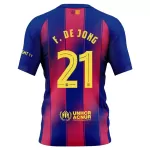 Levné Mužský Fotbalový Dres FC Barcelona Frenkie de Jong 21 Domácí 2025-26