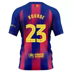 Levné Mužský Fotbalový Dres FC Barcelona Kounde 23 Domácí 2025-26 Levné Mužský Fotbalový Dres FC Barcelona Kounde 23 Domácí 2025-26