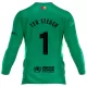 Levné Mužský Fotbalový Dres FC Barcelona Ter Stegen 1 Brankářské 2025-26 Dlouhý Rukáv Levné Mužský Fotbalový Dres FC Barcelona Ter Stegen 1 Brankářské 2025-26 Dlouhý Rukáv