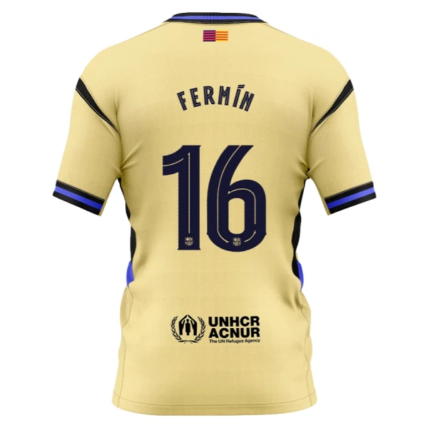 Levné Mužský Fotbalový Dres FC Barcelona x Kobe Bryant Fermin 16 Venkovní 2025-26