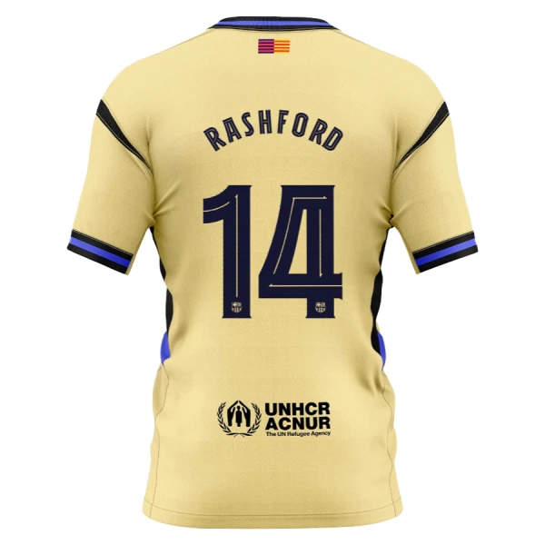 Levné Mužský Fotbalový Dres FC Barcelona x Kobe Bryant Rashford 14 Venkovní 2025-26