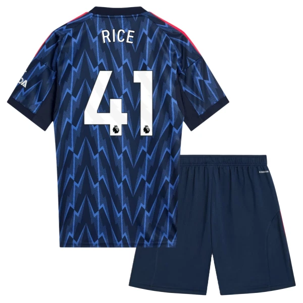 Levné Dětský Fotbalový Dres Arsenal Rice 41 Venkovní 2025-26