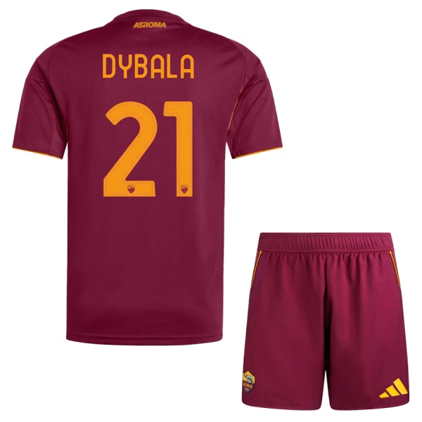 Levné Dětský Fotbalový Dres AS Řím Dybala 21 Domácí 2025-26
