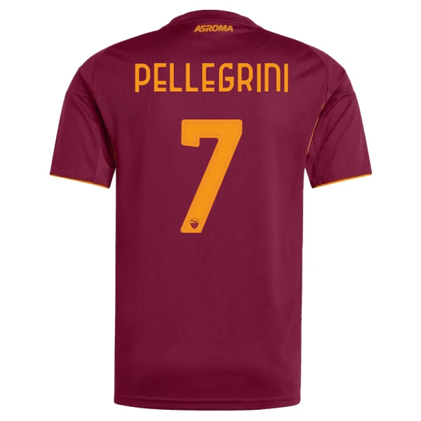 Levné Dětský Fotbalový Dres AS Řím Pellegrini 7 Domácí 2025-26