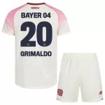 Levné Dětský Fotbalový Dres Bayer 04 Leverkusen Alejandro Grimaldo 20 Venkovní 2025-26