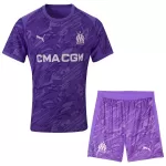 Levné Dětský Fotbalový Dres Olympique de Marseille Purple Version Brankářské 2025-26