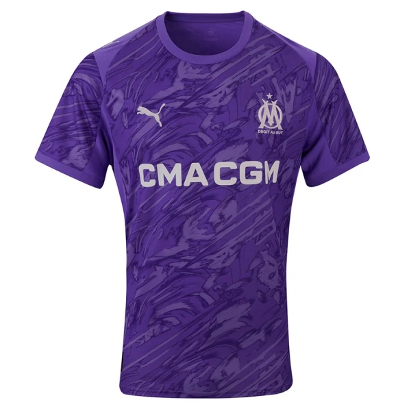 Levné Dětský Fotbalový Dres Olympique de Marseille Purple Version Brankářské 2025-26