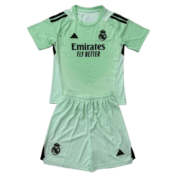 Levné Dětský Fotbalový Dres Real Madrid Brankářské 2025-26 Zelená