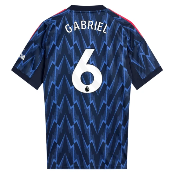 Levné Mužský Fotbalový Dres Arsenal Gabriel 6 Venkovní 2025-26 Levné Mužský Fotbalový Dres Arsenal Gabriel 6 Venkovní 2025-26