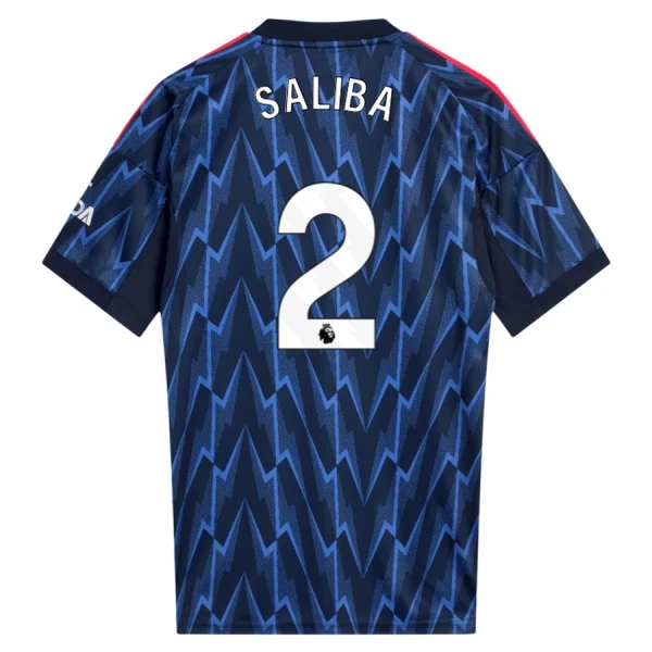Levné Mužský Fotbalový Dres Arsenal Saliba 2 Venkovní 2025-26
