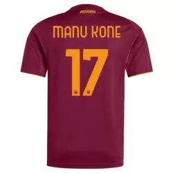 Levné Mužský Fotbalový Dres AS Řím Manu Kone 17 Domácí 2025-26 Levné Mužský Fotbalový Dres AS Řím Manu Kone 17 Domácí 2025-26