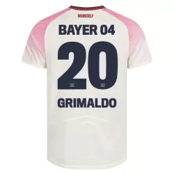 Levné Mužský Fotbalový Dres Bayer 04 Leverkusen Alejandro Grimaldo 20 Venkovní 2025-26 Levné Mužský Fotbalový Dres Bayer 04 Leverkusen Alejandro Grimaldo 20 Venkovní 2025-26