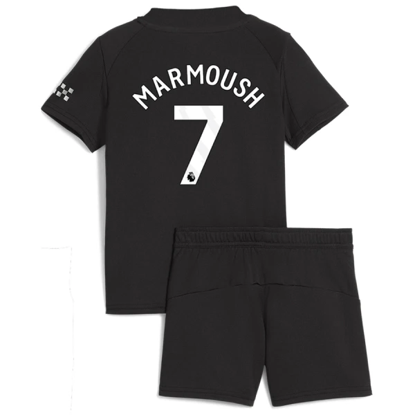 Levné Dětský Fotbalový Dres Manchester City Marmoush 7 Venkovní 2025-26