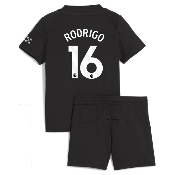 Levné Dětský Fotbalový Dres Manchester City Rodrigo 16 Venkovní 2025-26 Levné Dětský Fotbalový Dres Manchester City Rodrigo 16 Venkovní 2025-26