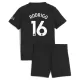 Levné Dětský Fotbalový Dres Manchester City Rodrigo 16 Venkovní 2025-26 Levné Dětský Fotbalový Dres Manchester City Rodrigo 16 Venkovní 2025-26