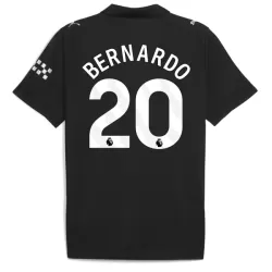 Levné Mužský Fotbalový Dres Manchester City Bernardo 20 Venkovní 2025-26 Levné Mužský Fotbalový Dres Manchester City Bernardo 20 Venkovní 2025-26