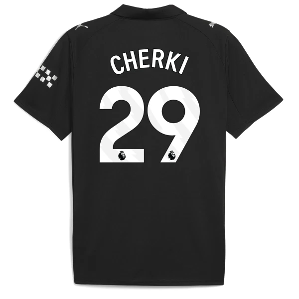 Levné Mužský Fotbalový Dres Manchester City Cherki 29 Venkovní 2025-26 Levné Mužský Fotbalový Dres Manchester City Cherki 29 Venkovní 2025-26