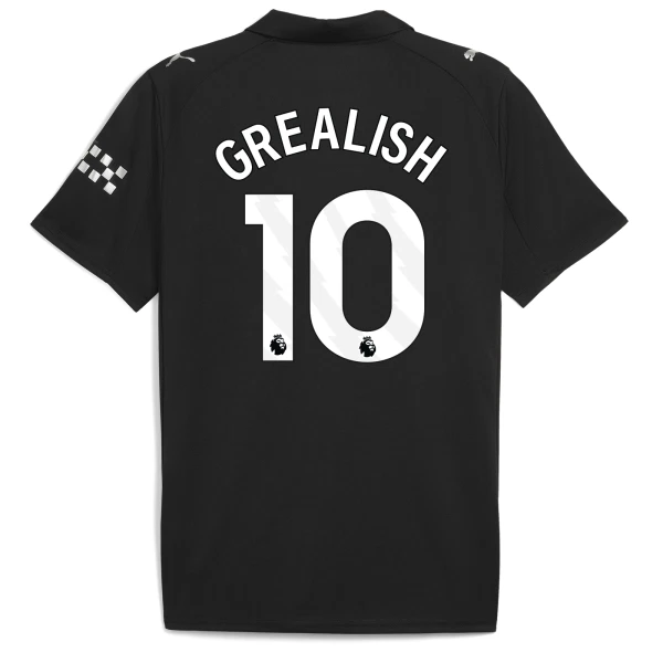 Levné Mužský Fotbalový Dres Manchester City Grealish 10 Venkovní 2025-26 Levné Mužský Fotbalový Dres Manchester City Grealish 10 Venkovní 2025-26