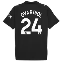 Levné Mužský Fotbalový Dres Manchester City Gvardiol 24 Venkovní 2025-26 Levné Mužský Fotbalový Dres Manchester City Gvardiol 24 Venkovní 2025-26