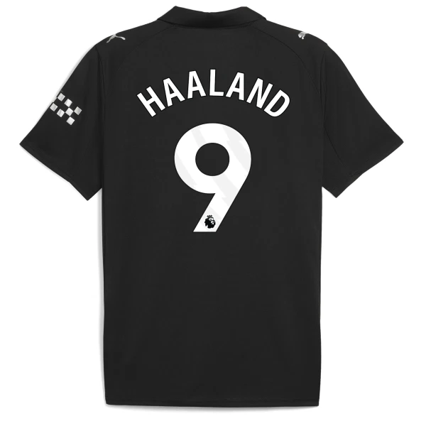 Levné Mužský Fotbalový Dres Manchester City Haaland 9 Venkovní 2025-26 Levné Mužský Fotbalový Dres Manchester City Haaland 9 Venkovní 2025-26