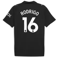 Levné Mužský Fotbalový Dres Manchester City Rodrigo 16 Venkovní 2025-26 Levné Mužský Fotbalový Dres Manchester City Rodrigo 16 Venkovní 2025-26