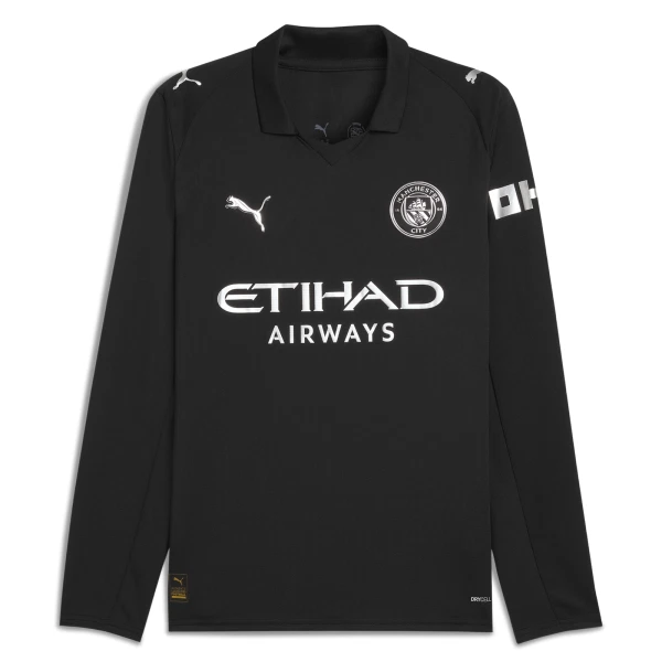 Levné Mužský Fotbalový Dres Manchester City Venkovní 2025-26 Dlouhý Rukáv Levné Mužský Fotbalový Dres Manchester City Venkovní 2025-26 Dlouhý Rukáv