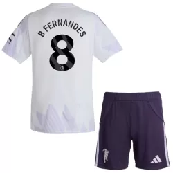 Levné Dětský Fotbalový Dres Manchester United Bruno Fernandes 8 Venkovní 2025-26 Levné Dětský Fotbalový Dres Manchester United Bruno Fernandes 8 Venkovní 2025-26