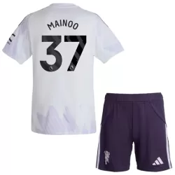 Levné Dětský Fotbalový Dres Manchester United Mainoo 37 Venkovní 2025-26 Levné Dětský Fotbalový Dres Manchester United Mainoo 37 Venkovní 2025-26