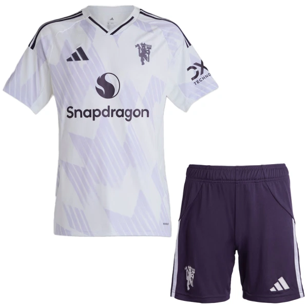 Levné Dětský Fotbalový Dres Manchester United Venkovní 2025-26 Levné Dětský Fotbalový Dres Manchester United Venkovní 2025-26