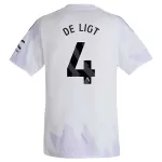 Levné Mužský Fotbalový Dres Manchester United De Ligt 4 Venkovní 2025-26