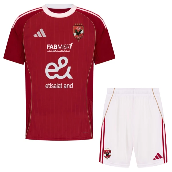Levné Dětský Fotbalový Dres Al Ahly Domácí 2025-26 Levné Dětský Fotbalový Dres Al Ahly Domácí 2025-26