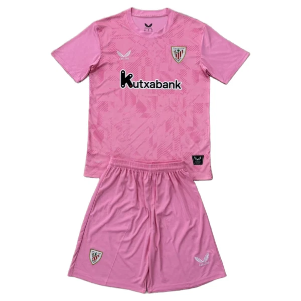 Levné Dětský Fotbalový Dres Athletic Club Brankářské 2025-26 Růžová Levné Dětský Fotbalový Dres Athletic Club Brankářské 2025-26 Růžová