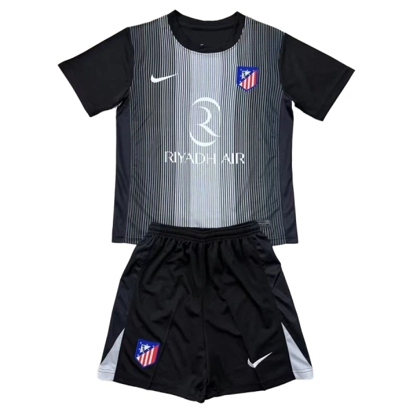 Levné Dětský Fotbalový Dres Atlético Madrid Brankářské 2025-26 Černá
