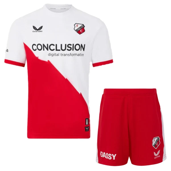 Levné Dětský Fotbalový Dres FC Utrecht Domácí 2025-26 Levné Dětský Fotbalový Dres FC Utrecht Domácí 2025-26