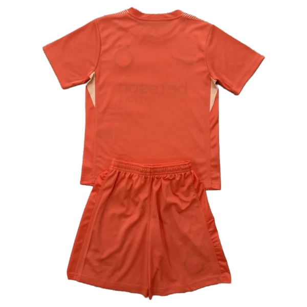 Levné Dětský Fotbalový Dres Inter Milán Brankářské 2025-26 Oranžový