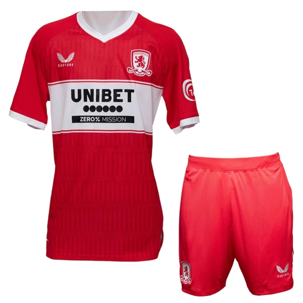 Levné Dětský Fotbalový Dres Middlesbrough Domácí 2025-26 Levné Dětský Fotbalový Dres Middlesbrough Domácí 2025-26