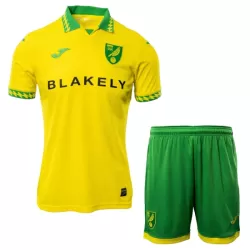 Levné Dětský Fotbalový Dres Norwich City Domácí 2025-26 Levné Dětský Fotbalový Dres Norwich City Domácí 2025-26