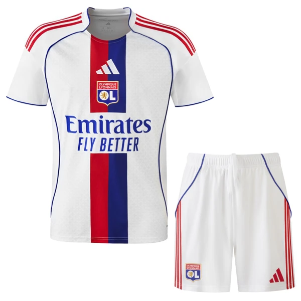 Levné Dětský Fotbalový Dres Olympique Lyon Domácí 2025-26 Levné Dětský Fotbalový Dres Olympique Lyon Domácí 2025-26