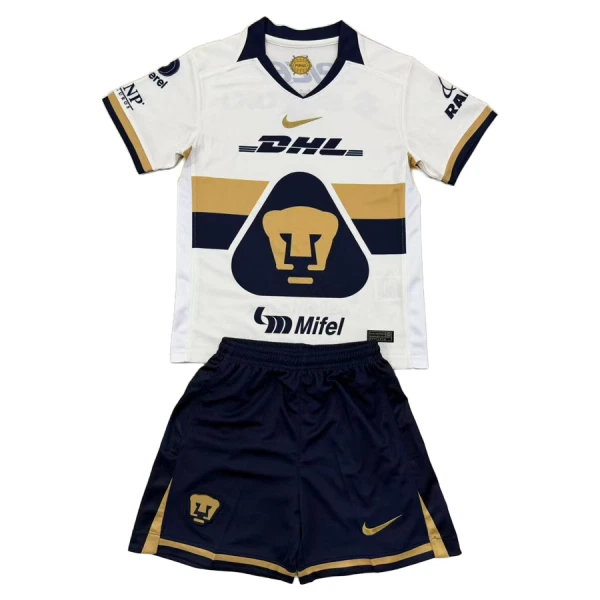 Levné Dětský Fotbalový Dres Pumas UNAM Domácí 2025-26 Levné Dětský Fotbalový Dres Pumas UNAM Domácí 2025-26