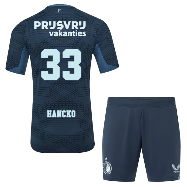 Levné Dětský Fotbalový Dres Feyenoord Hancko 33 Venkovní 2025-26