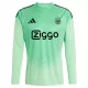 Levné Mužský Fotbalový Dres Ajax Amsterdam Brankářské 2025-26 Zelená Dlouhý Rukáv Levné Mužský Fotbalový Dres Ajax Amsterdam Brankářské 2025-26 Zelená Dlouhý Rukáv