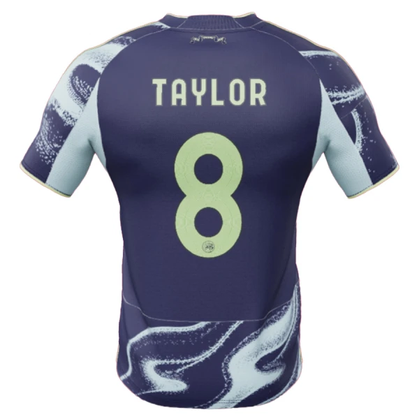 Levné Mužský Fotbalový Dres Ajax Amsterdam Taylor 8 Venkovní 2025-26