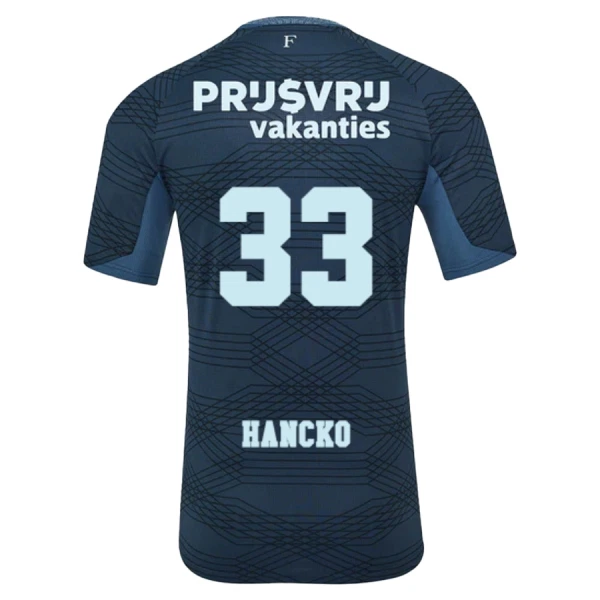 Levné Mužský Fotbalový Dres Feyenoord Hancko 33 Venkovní 2025-26 Levné Mužský Fotbalový Dres Feyenoord Hancko 33 Venkovní 2025-26