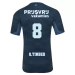 Levné Mužský Fotbalový Dres Feyenoord Q. Timber 8 Venkovní 2025-26