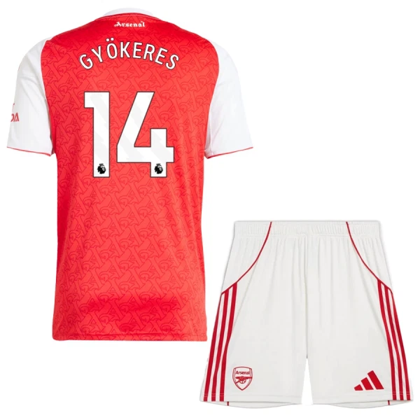 Levné Dětský Fotbalový Dres Arsenal Gyokeres 14 Domácí 2025-26 Levné Dětský Fotbalový Dres Arsenal Gyokeres 14 Domácí 2025-26