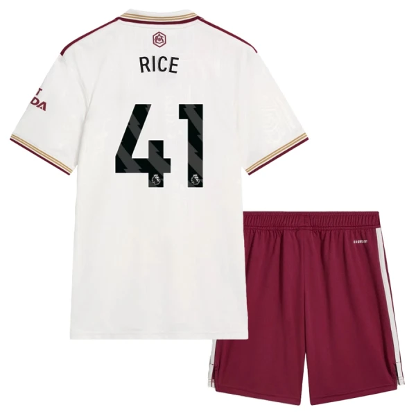 Levné Dětský Fotbalový Dres Arsenal Rice 41 Alternativní 2025-26 Levné Dětský Fotbalový Dres Arsenal Rice 41 Alternativní 2025-26