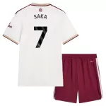 Levné Dětský Fotbalový Dres Arsenal Saka 7 Alternativní 2025-26