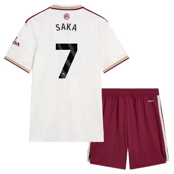 Levné Dětský Fotbalový Dres Arsenal Saka 7 Alternativní 2025-26 Levné Dětský Fotbalový Dres Arsenal Saka 7 Alternativní 2025-26