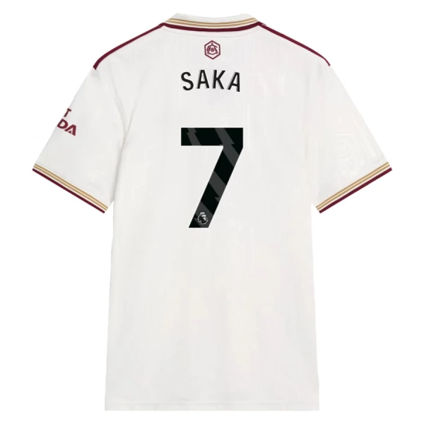 Levné Mužský Fotbalový Dres Arsenal Saka 7 Alternativní 2025-26 Levné Mužský Fotbalový Dres Arsenal Saka 7 Alternativní 2025-26