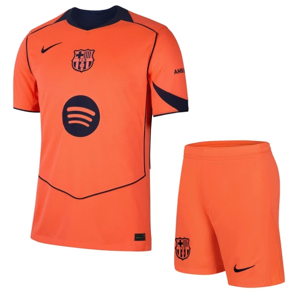 Levné Dětský Fotbalový Dres FC Barcelona Alternativní 2025-26 Levné Dětský Fotbalový Dres FC Barcelona Alternativní 2025-26